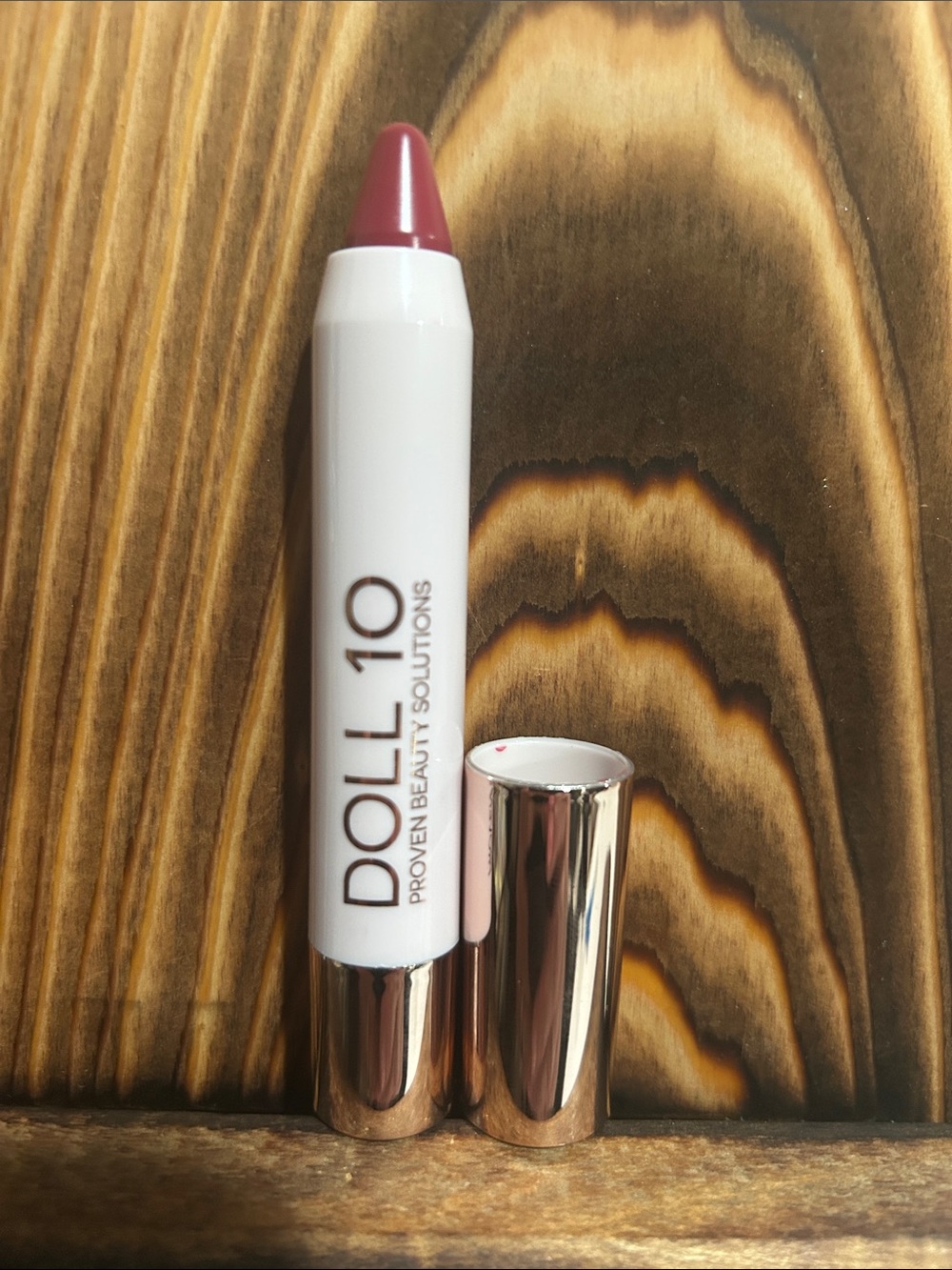 Doll 10 Creamy Lip Crayon - Dusty Rose Mauve -Let Go